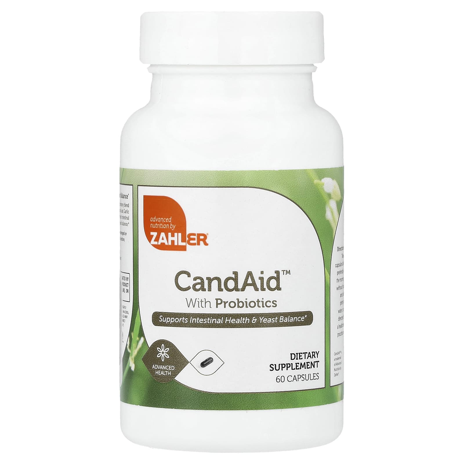 8a9e54677aa422aa Zahler, CandAid™ With Probiotics, 60 Capsules - Image 1