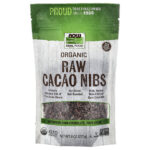 NOW Foods, Organic Raw Cacao Nibs, 8 oz (227 g)
