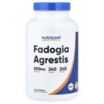 Nutricost, Fadogia Agrestis, 600 mg, 240  Capsules