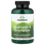 Swanson Vitamins, Quercetin & Bromelain, 250 Vegan Capsules
