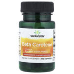 Swanson Vitamins, Beta Carotene, 10,000 IU (3,000 mcg RAE), 100 Softgels