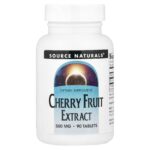 Source Naturals, Cherry Fruit Extract, 500 mg, 90 Tablets