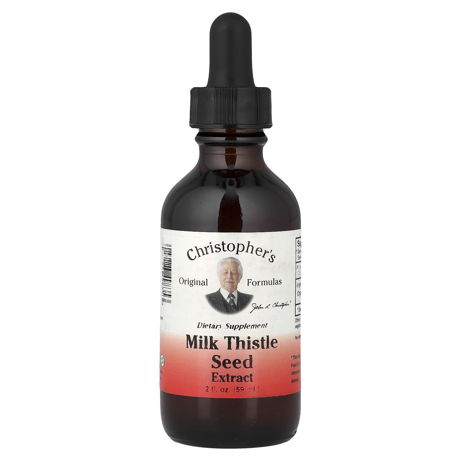 944bd2e9dbc9629c Christopher's Original Formulas, Milk Thistle Seed Extract, 2 fl oz (59 ml) - Image 1