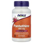 NOW Foods, Pantethine, 300 mg, 60 Softgels