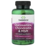 Swanson Vitamins, Glucosamine, Chondroitin & MSM, 120 Tablets