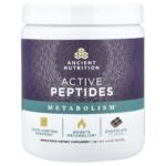Ancient Nutrition, Active Peptides, Metabolism, Chocolate, 4.4 oz (123.5 g)