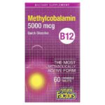 Natural Factors, B12, Methylcobalamin, 5,000 mcg, 60 Chewable Tablets