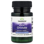 Swanson Vitamins, Zinc Orotate, 60 Veggie Caps (10 mg per Cap)