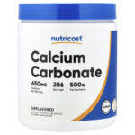 Nutricost, Calcium Carbonate, Unflavored, 17.9 oz (500 g)