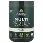 Ancient Nutrition, Multi Protein, Plant Based, Vanilla, 1.2 lb (543 g)