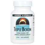 Source Naturals, Triple Boron , 3 mg, 100 Capsules