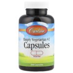 Carlson, Empty Vegetarian #2 Capsules, 200 Capsules