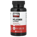 Force Factor, Melatonin, 5 mg, 60 Vegetable Capsules