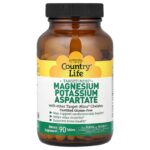 Country Life, Target-Mins® , Magnesium, Potassium, Aspartate, 90 Tablets