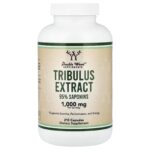 Double Wood Supplements, Tribulus Extract, 210 Capsules (500 mg per Capsule)