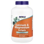 NOW Foods, Calcium & Magnesium With Vitamin D-3 and Zinc, 240 Softgels