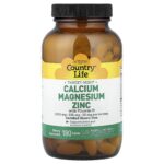 Country Life, Target-Mins®, Calcium, Magnesium, Zinc With Vitamin D, 180 Tablets