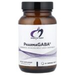 Designs For Health, PharmaGABA®, 60 Chewable Tablets (100 mg per Tablet)