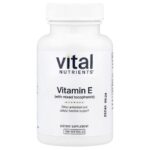 Vital Nutrients, Vitamin E With Mixed Tocopherols, 100 Softgels