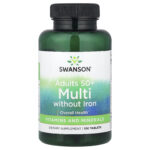 Swanson Vitamins, Adults 50+ Multi Without Iron, 100 Tablets