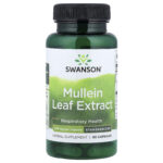 Swanson Vitamins, Mullein Leaf Extract, Standardized, 250 mg, 60 Capsules