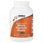 NOW Foods, Certified Organic Whole Psyllium Husks, 12 oz (340 g)