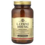 Solgar, L-Lysine, Free Form, 1,000 mg, 100 Tablets