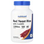 Nutricost, Red Yeast Rice With CoQ10, 120 Capsules