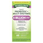 Nature's Truth, Daily Probiotic + Multi-Enzymes, 60 Vegetarian Capsules