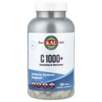 KAL, C 1000+, Sustained Release, 250 Tablets