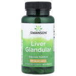 Swanson Vitamins, Liver Glandular, 500 mg, 60 Capsules