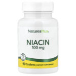 NaturesPlus, Niacin, 100 mg, 90 Tablets