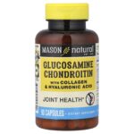 Mason Natural, Glucosamine Chondroitin with Collagen & Hyaluronic Acid, 90 Capsules