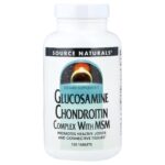 Source Naturals, Glucosamine Chondroitin Complex With MSM, 120 Tablets