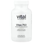 Vital Nutrients, Vitex 750, 120 Vegan Capsules (750 mg per Capsule)