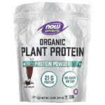 NOW Foods, Sports, Organic Plant Protein Powder, Creamy Chocolate, 1.2 lbs (544 g)
