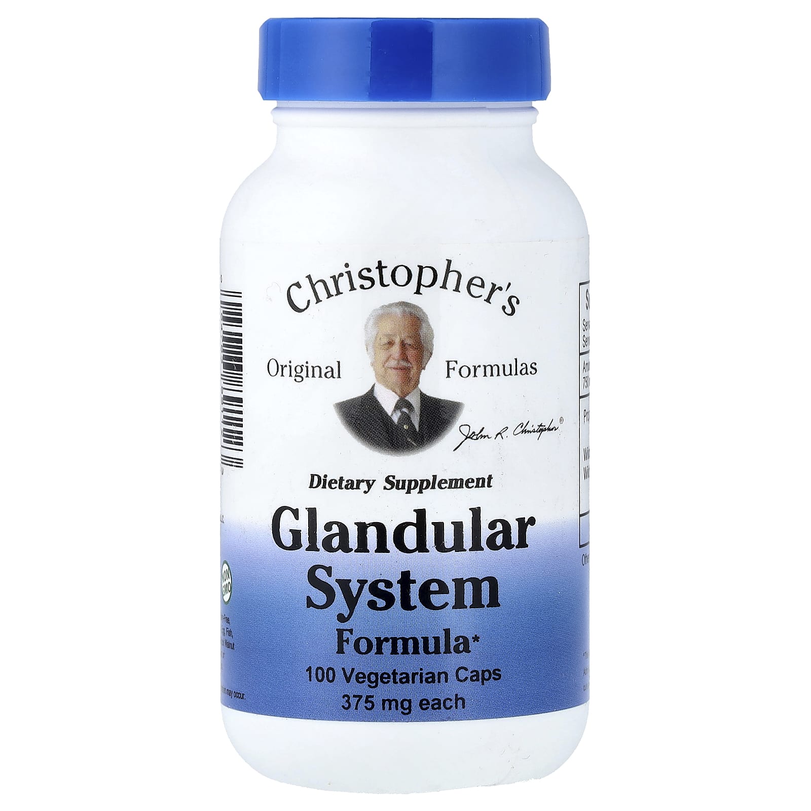 b7e59e6a06d24d3d Christopher's Original Formulas, Glandular System Formula, 100 Vegetarian Caps - Image 1