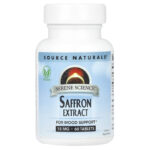 Source Naturals, Serene Science®, Saffron Extract, 15 mg, 60 Tablets