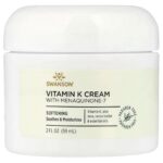 Swanson Vitamins, Vitamin K Cream with Menaquinone-7, 2 fl oz (59 ml)
