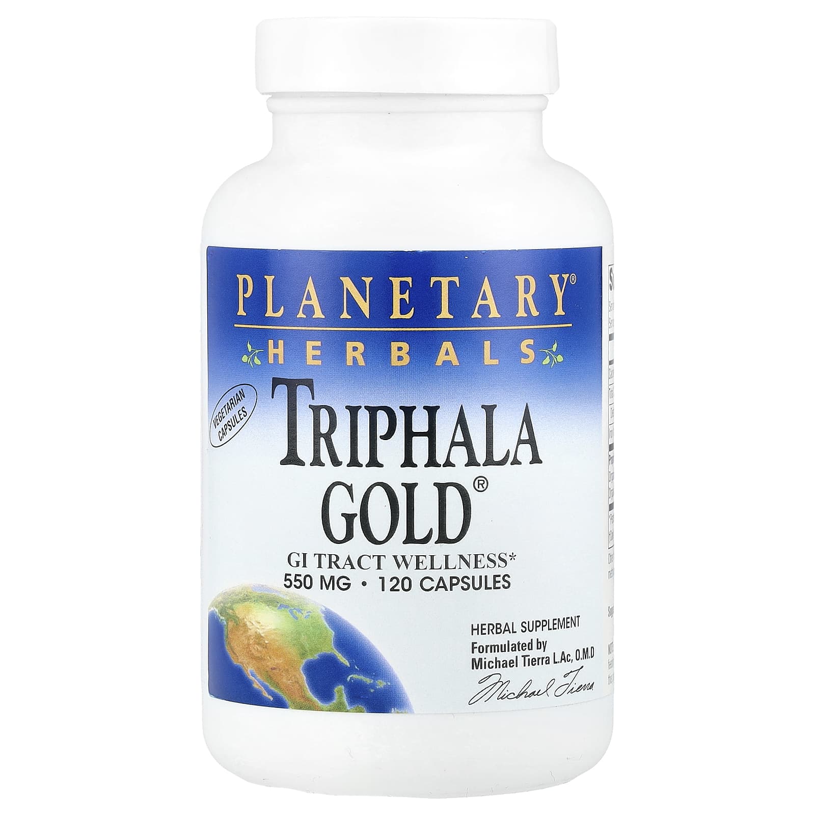 bcfc4b5ed4ba32d7 Planetary Herbals, Triphala Gold®, 120 Capsules - Image 1