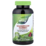 Nature's Way, Magnesium Gummy, Mixed Berry, 100 mg, 90 Gummies