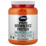 NOW Foods, Sports, Sprouted Brown Rice Protein Powder, Unflavored, 2 lbs (907 g)