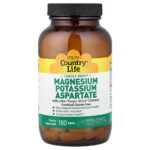 Country Life, Target-Mins®, Magnesium Potassium Aspartate, 180 Tablets