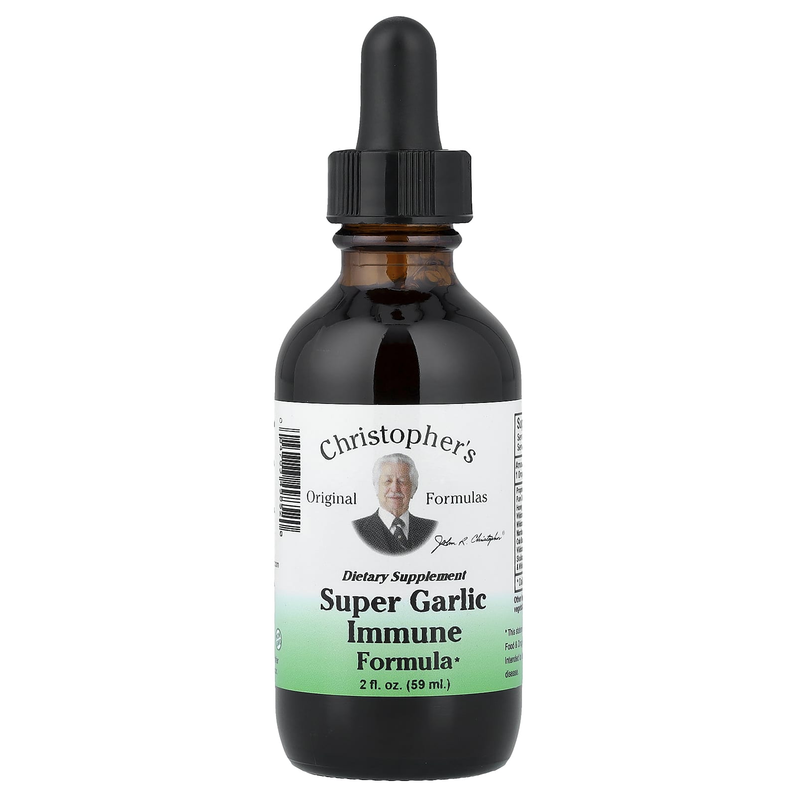 c274d97e348cd0d6 Christopher's Original Formulas, Super Garlic Immune Formula, 2 fl oz (59 ml) - Image 1