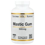California Gold Nutrition, Mastic Gum, 500 mg, 180 Veggie Capsules