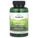 Swanson Vitamins, Berberine Complex, 90 Veggie Capsules