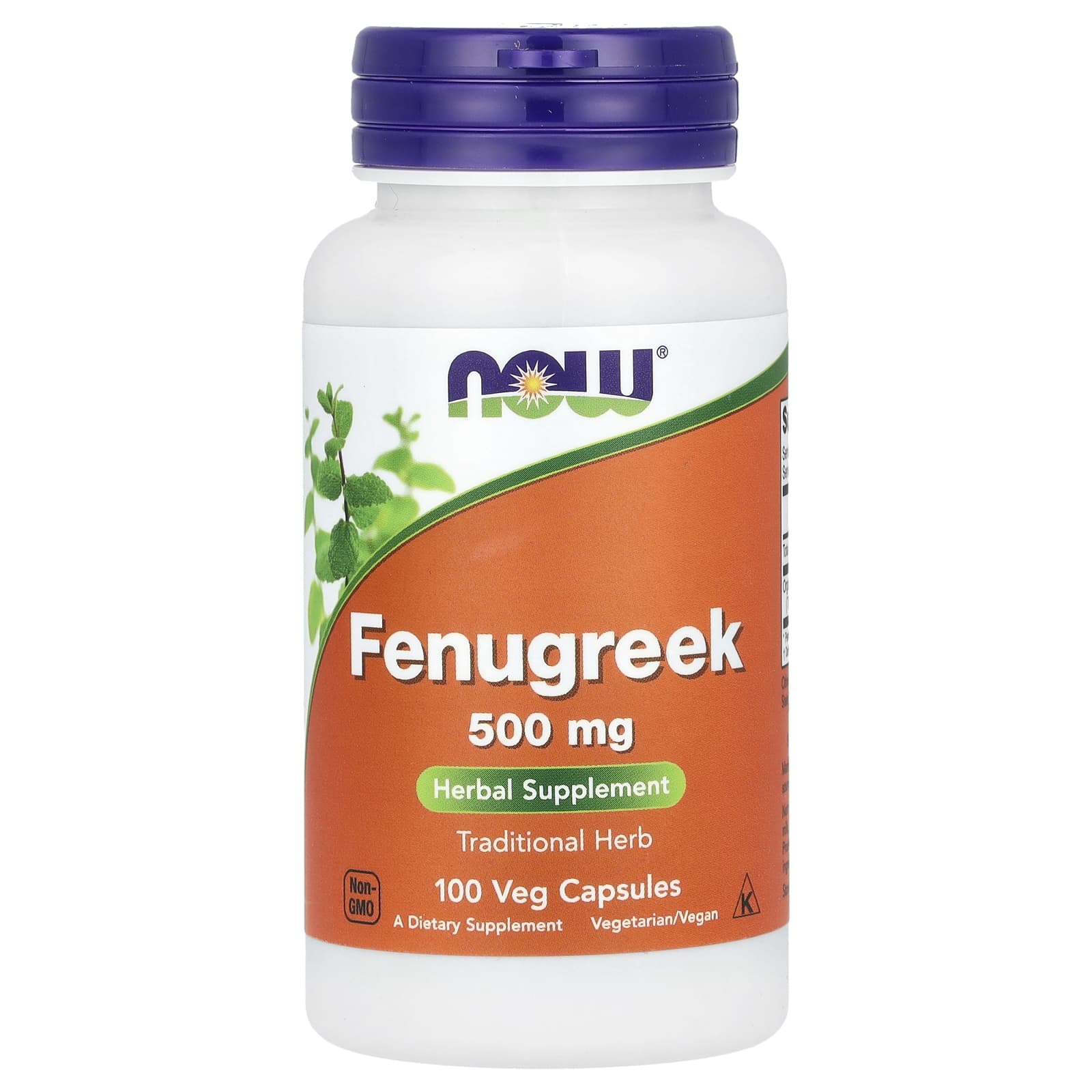 c2e518d08702b818 NOW Foods, Fenugreek , 500 mg, 100 Veg Capsules - Image 1