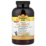 Country Life, Cal-Snack, Chewable Calcium Magnesium, Vanilla Orange, 120 Wafers
