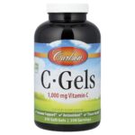 Carlson, C-Gels, Vitamin C, 1,000 mg, 250 Soft Gels