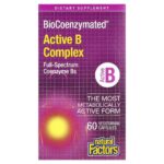 Natural Factors, BioCoenzymated®, Active B Complex, 60 Vegetarian Capsules